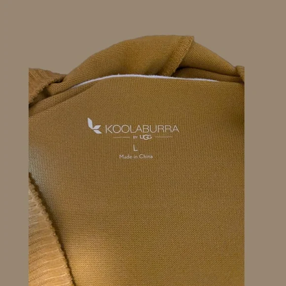 Koolaburra by UGG Cloud Jersey Short Sleeve Cardigan-Chai Tea - Picture 10 of 10